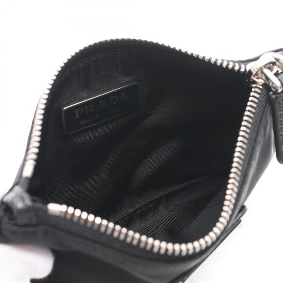 PRADA Black Leather Saffiano Card Holder - Picture 4 of 5